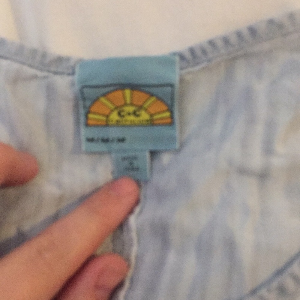 C&C Denim Romper - Picture 2 of 3